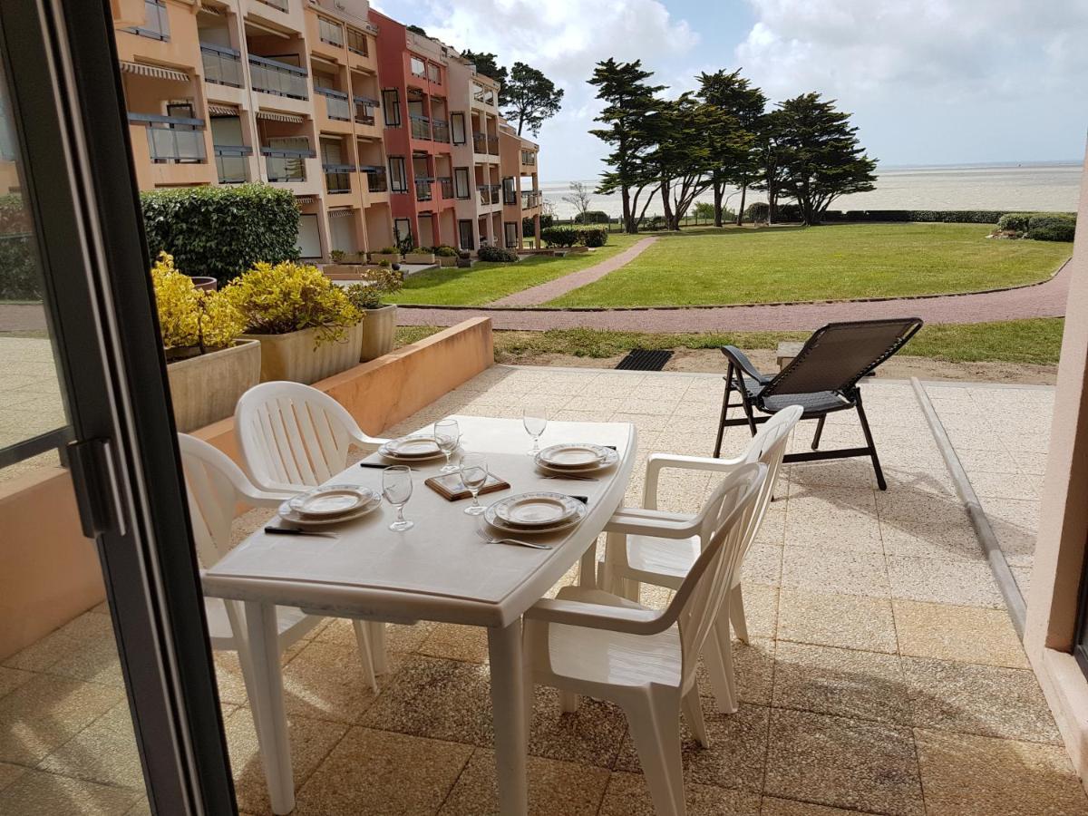 Appartement En Rdc Avec Terrasse Face A La Mer ポルニック エクステリア 写真