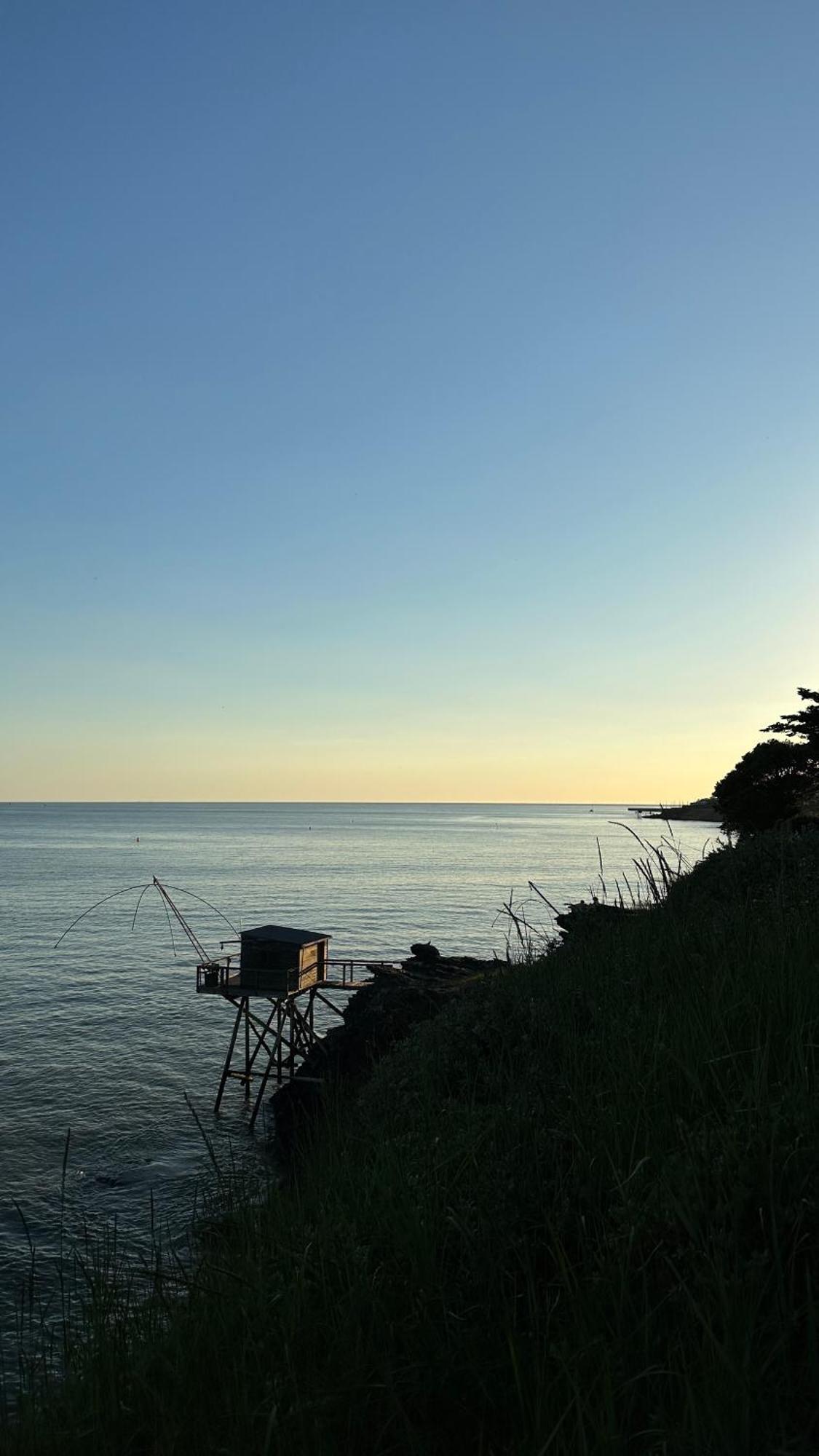 Appartement En Rdc Avec Terrasse Face A La Mer ポルニック エクステリア 写真